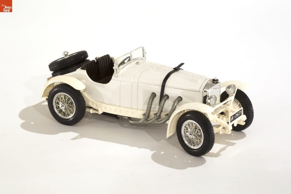 Scale Model of a Mercedes SSK Race Car, 1950-1970