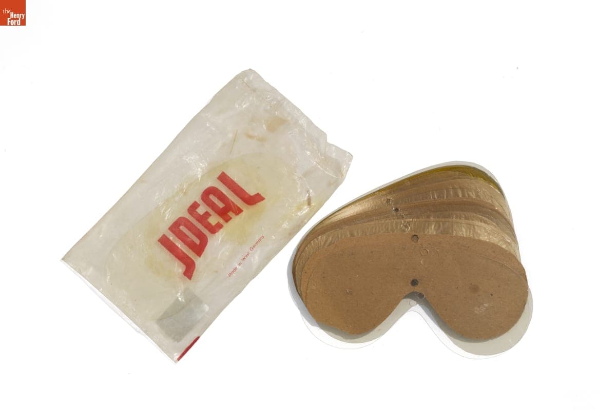 Package of "Ideal" Racing Goggle Shields, circa 1950