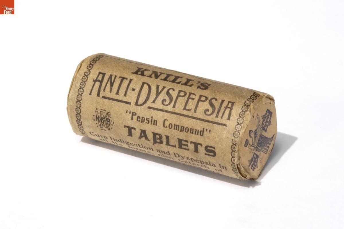 Knill's Anti-Dyspepsia Tablets "Pepsin Compound," circa 1898