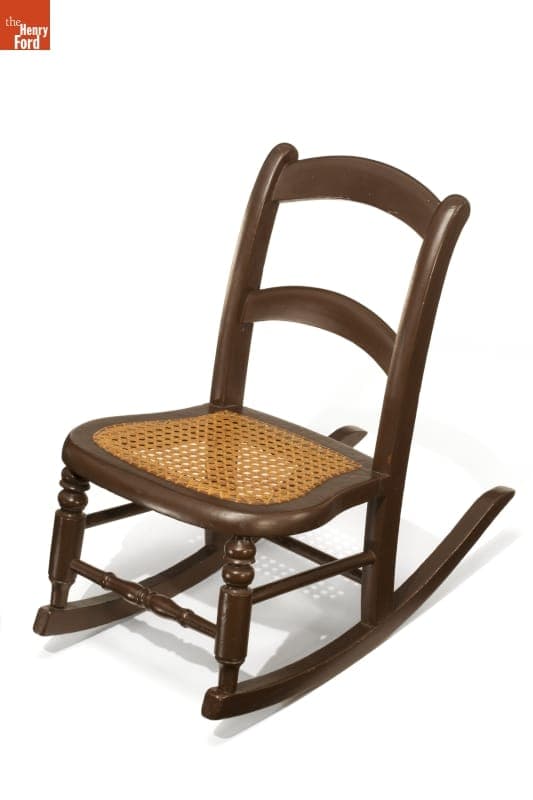 Child's Rocking Chair, Used by the Family of George Matthew Adams, 1860-1890