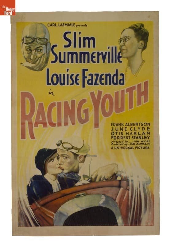 Movie Poster, "Racing Youth," 1932