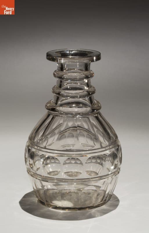Cut Glass Decanter, Waterford Glass Works, 1820-1840