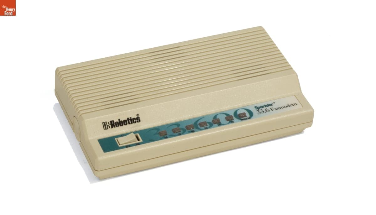 Sportster 33.6 External Fax Modem, U.S. Robotics, Inc., 1995