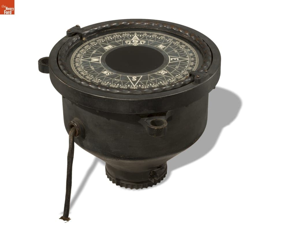 Compass from a Wireless Direction Finder, 1920-1925