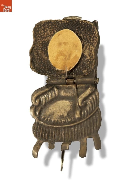 Benjamin Harrison Campaign Badge, 1892