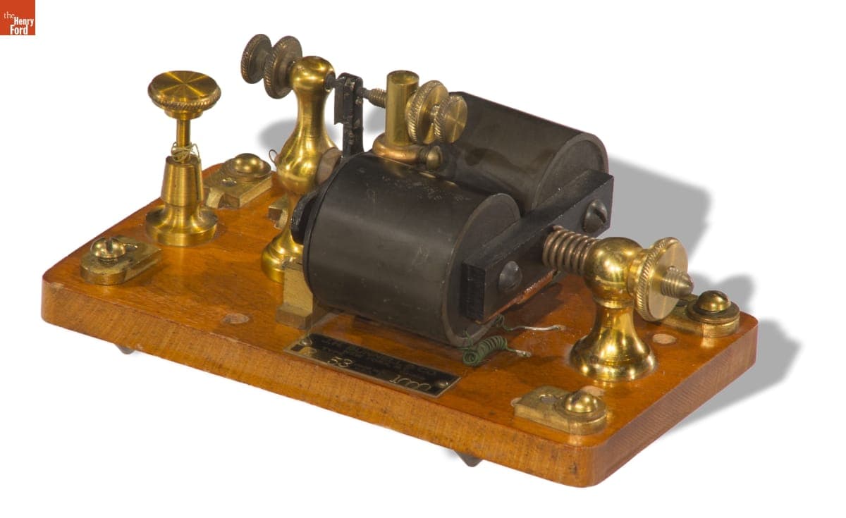 Bunnell Telegraph Sounder, Type 253, 1878-1900