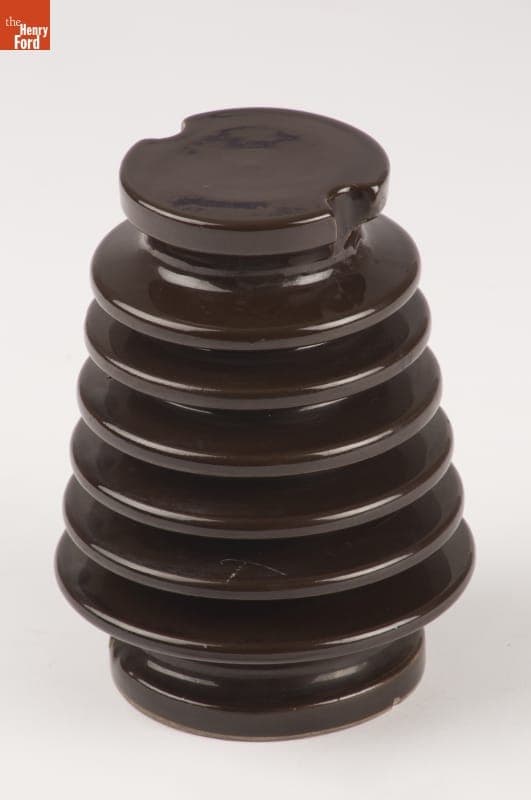 Ceramic Insulator, 1880-1920