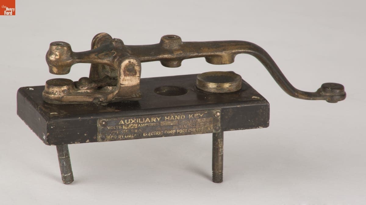 Wireless Spark Key, Type SE 68 A, 1916-1919