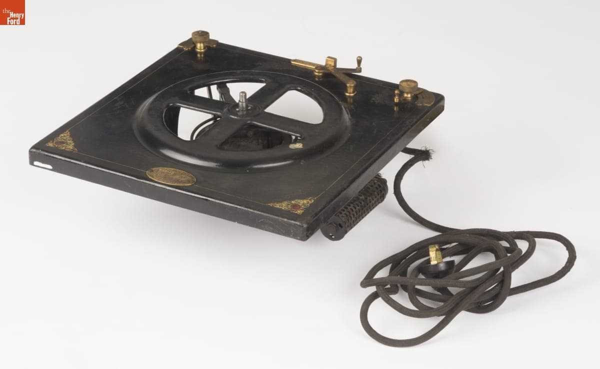 GE Motor for Phonograph Turntable, circa 1915