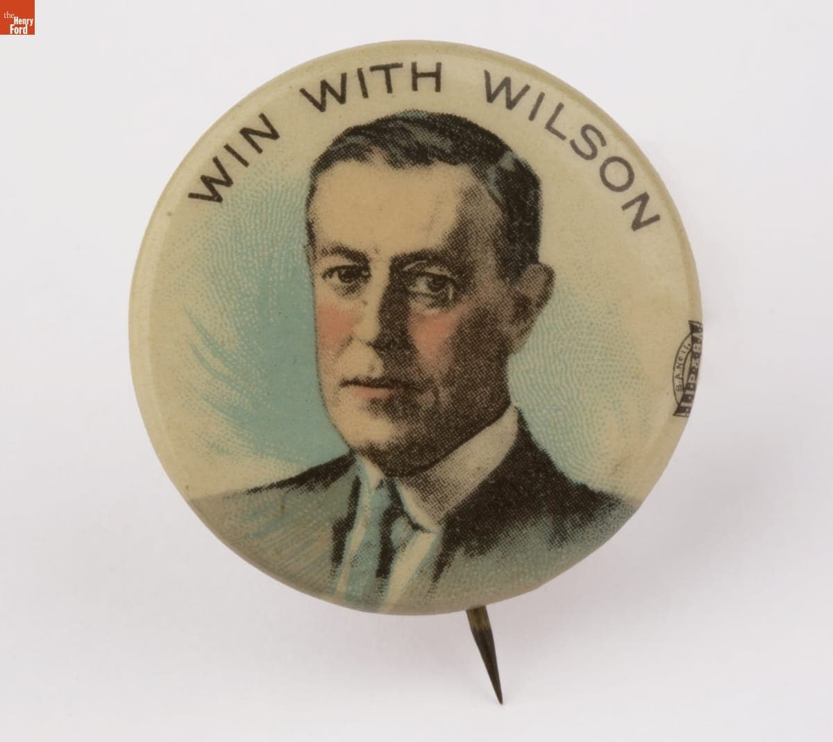 Woodrow Wilson Campaign Button, 1912-1916