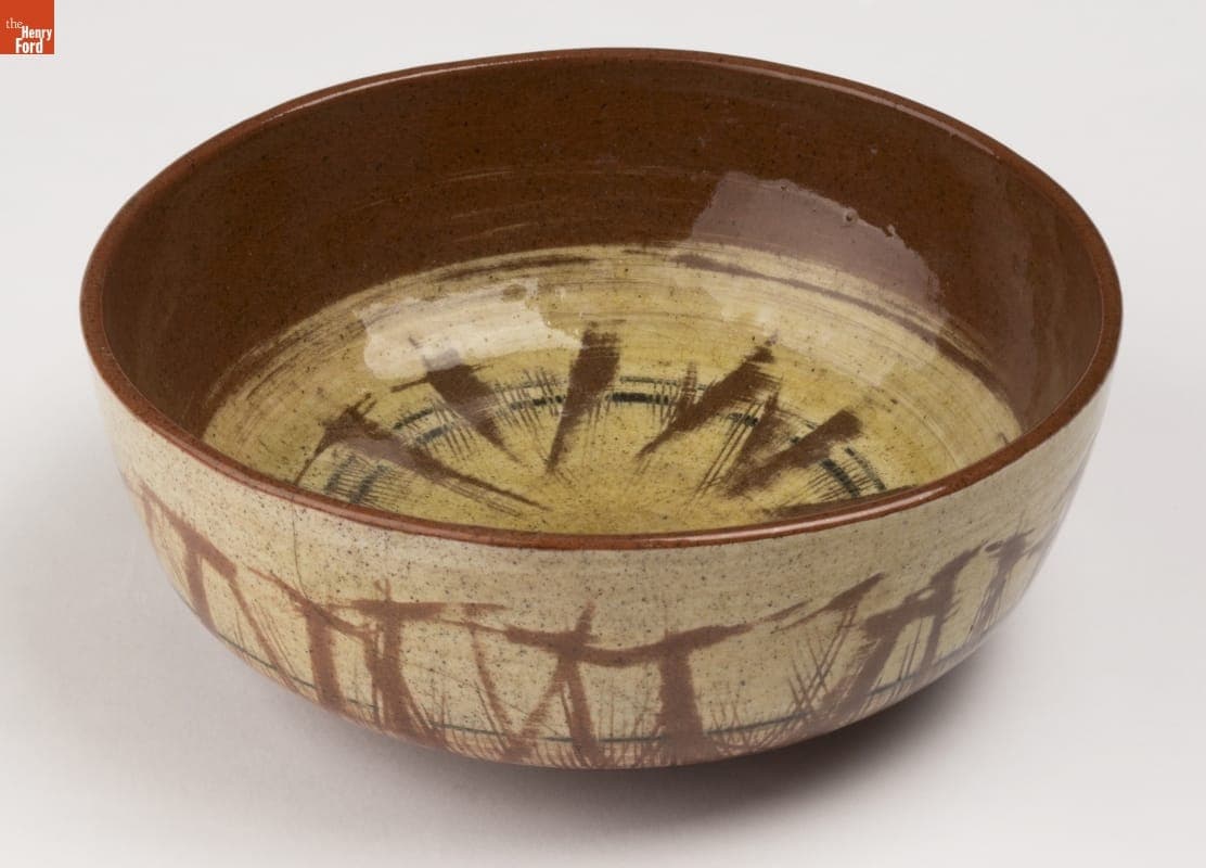 Ceramic Bowl Made by Robert Propst, 1945-1960