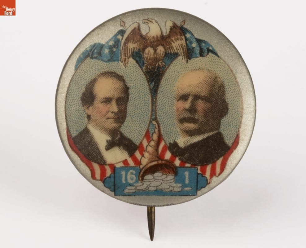 Bryan-Stevenson Campaign Button, 1900