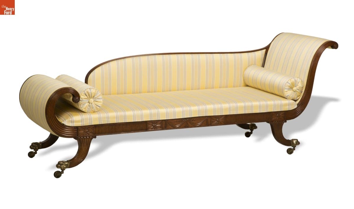 Couch, Possibly Made by Duncan Phyfe, 1810-1840