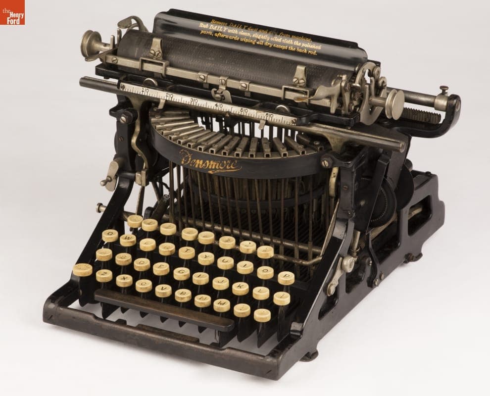 Densmore Typewriter, 1895-1905