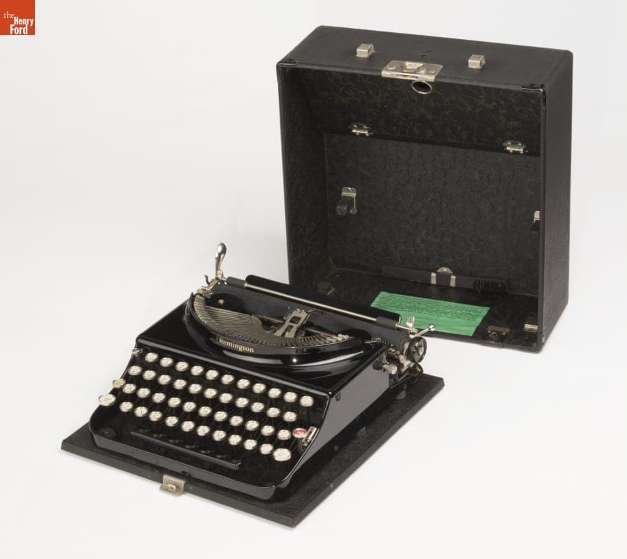 Remington Portable Typewriter, Model No. 3, 1930-1935