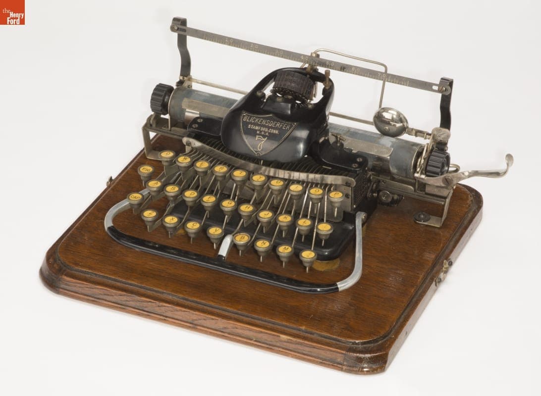 Blickensderfer Typewriter, Model 7, 1897-1907