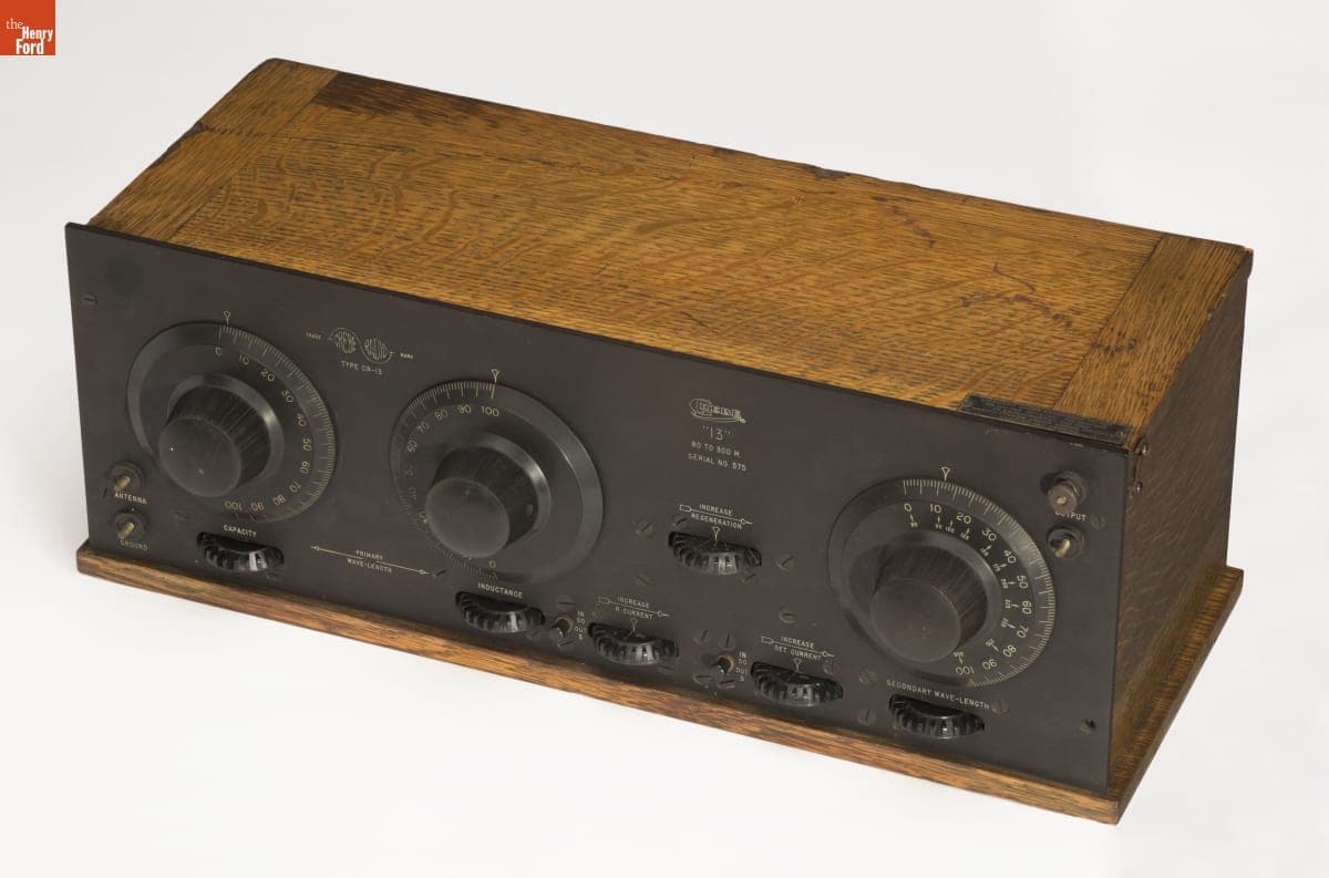 Grebe Shortwave Radio Receiver, Type CR-13, 1923-1927