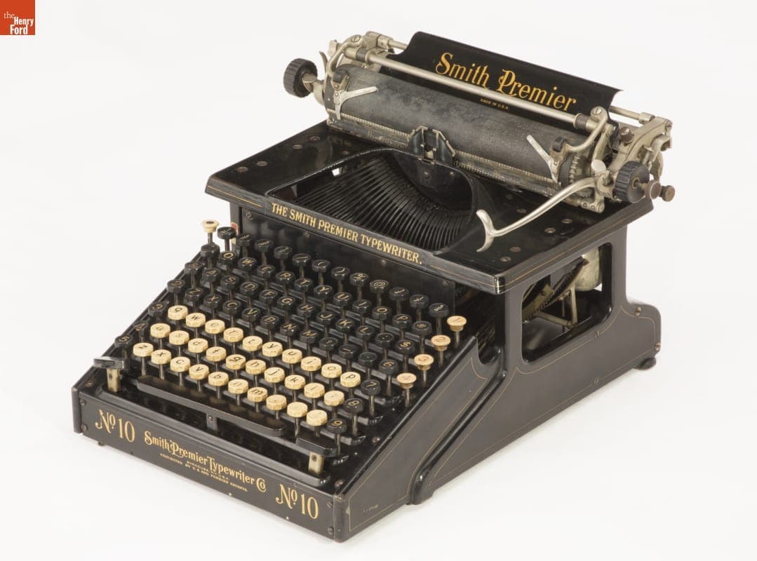 Smith Premier Desk Typewriter, Model No. 10, 1908