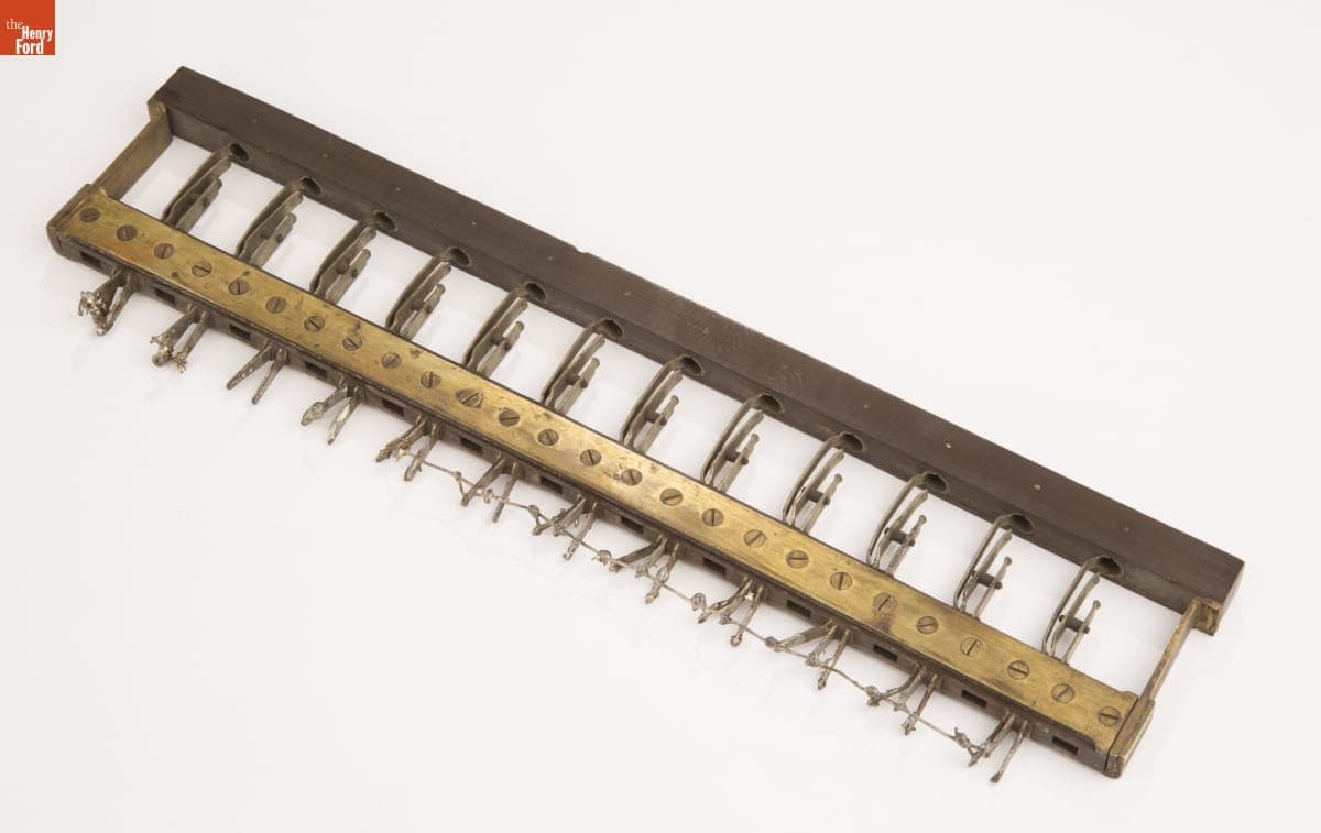 Bank of Telephone Switchboard Drop Signals, 1890-1920