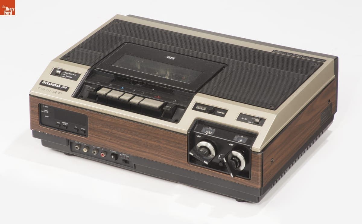 GTE Sylvania VHS Videocassette Recorder, Model VC2200, 1981
