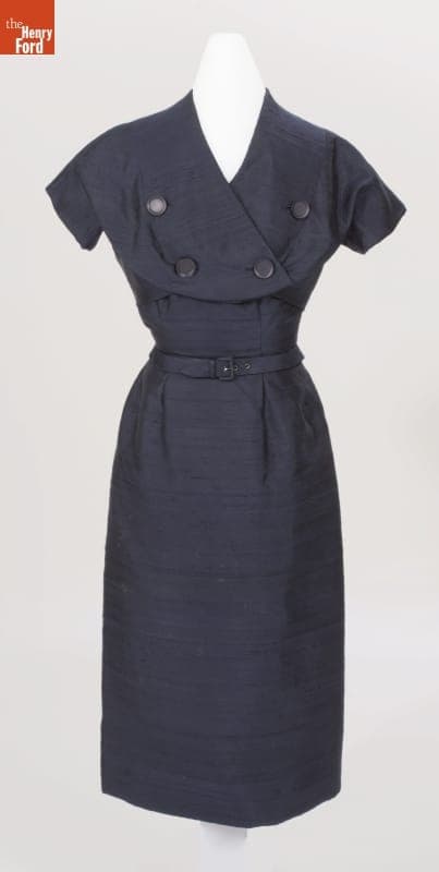 Christian Dior Afternoon-to-evening Dress, Worn by Elizabeth Parke Firestone, 1953