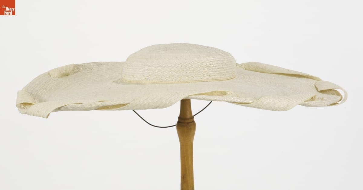 Christian Dior Picture Hat, Worn by Elizabeth Parke Firestone, 1948-1955
