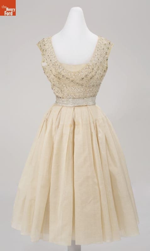 Christian Dior Cocktail Dress, Worn by Elizabeth Parke Firestone, 1954