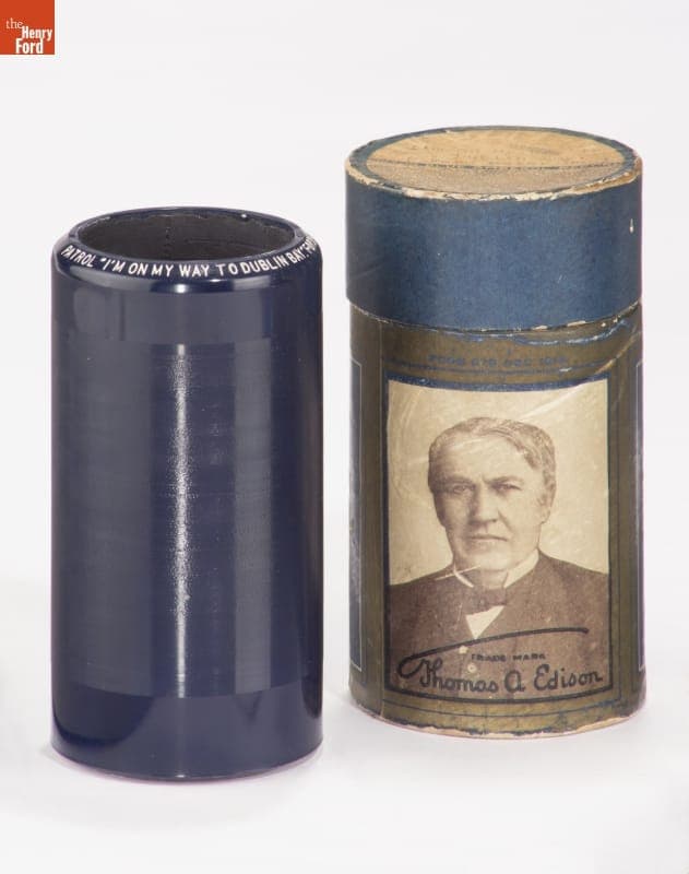 Edison Blue Amberol Cylinder Record, "I'm on My Way to Dublin Bay," 1915