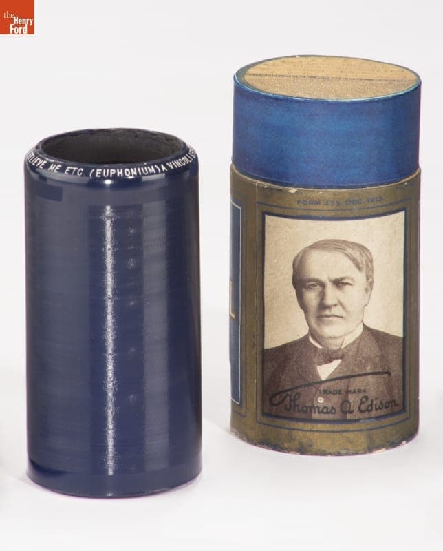 Edison Blue Amberol Cylinder Record, "Believe Me, if All Those Endearing Young Charms," 1915