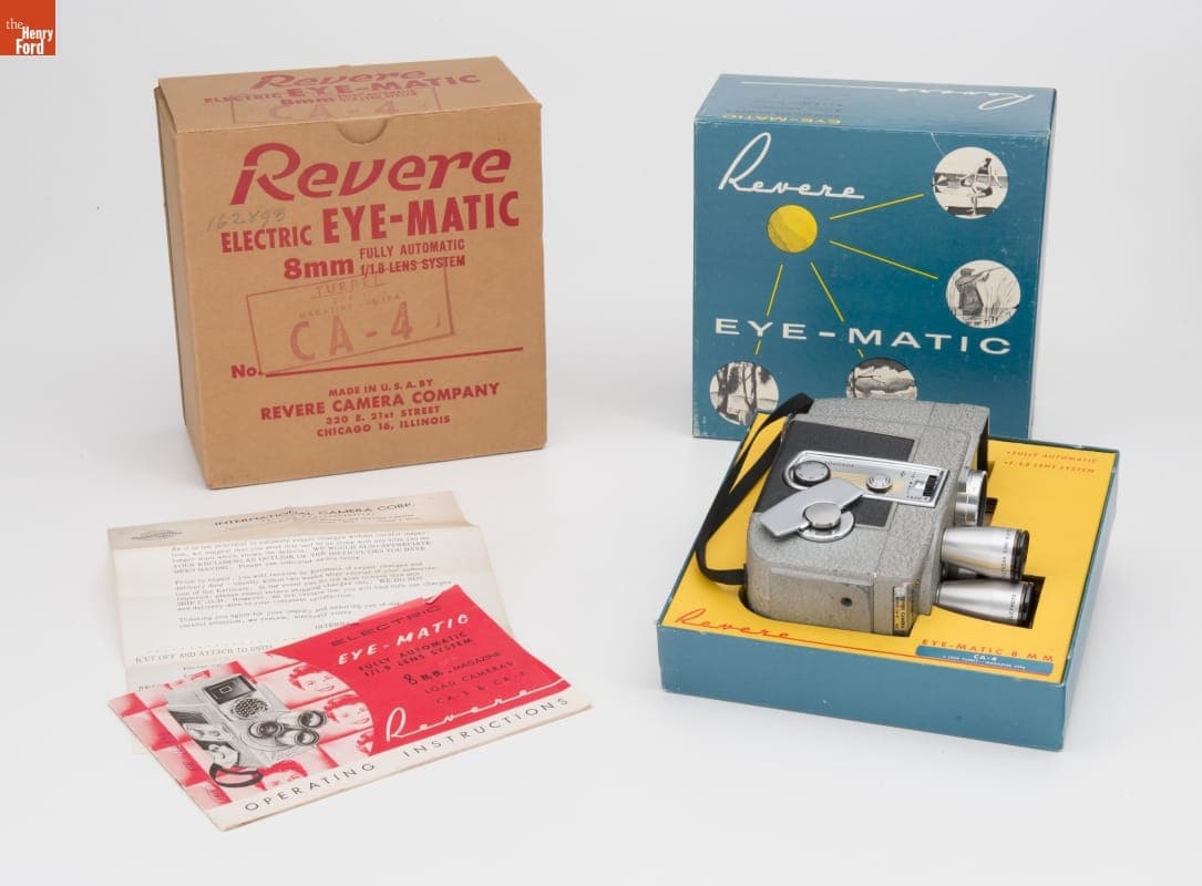 Revere Eye-Matic 8Mm Movie Camera, circa 1959