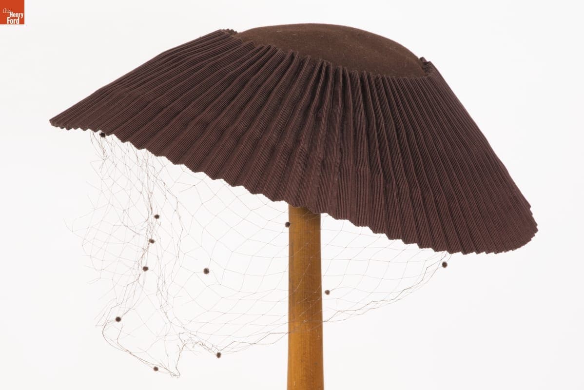 Hat, Worn by Augusta Denton Roddis, circa 1950