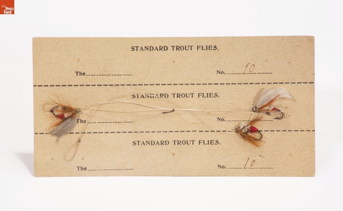 Fishing Flies, Used by John Burroughs, circa 1895