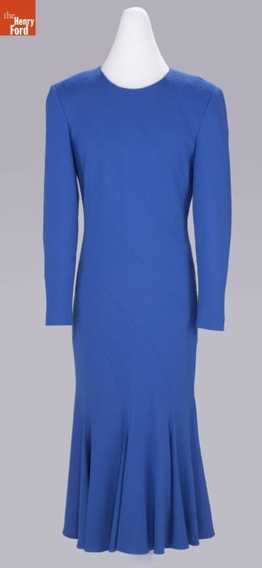 Dress, Worn by Augusta Denton Roddis, circa 1985