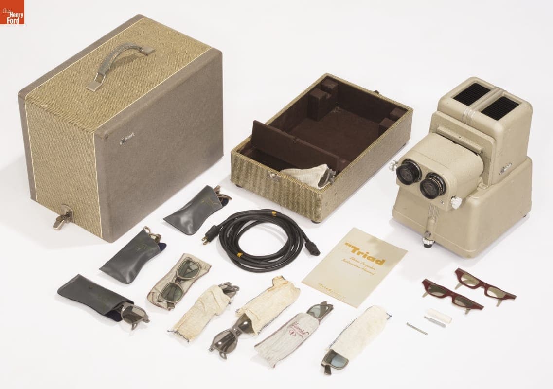 Compco Company's "Triad" 3D Slide Projector, circa 1955