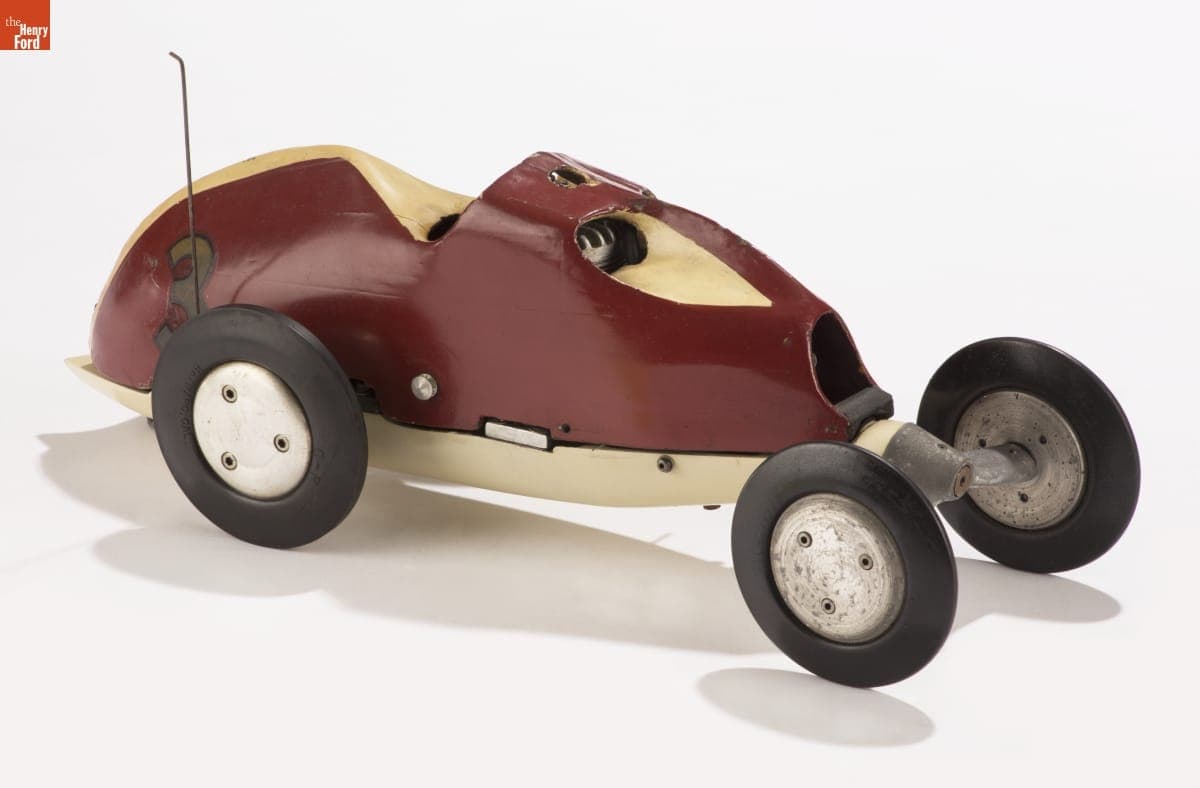 Racing Tether Car Built by Frank Pawlikowski, 1945-1950