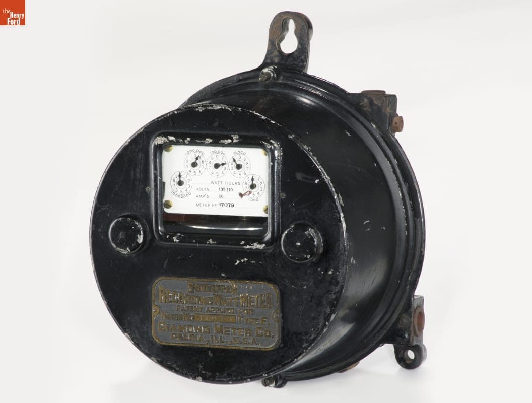 Diamond Meter Company Scheeffer Type F Wattmeter, circa 1905