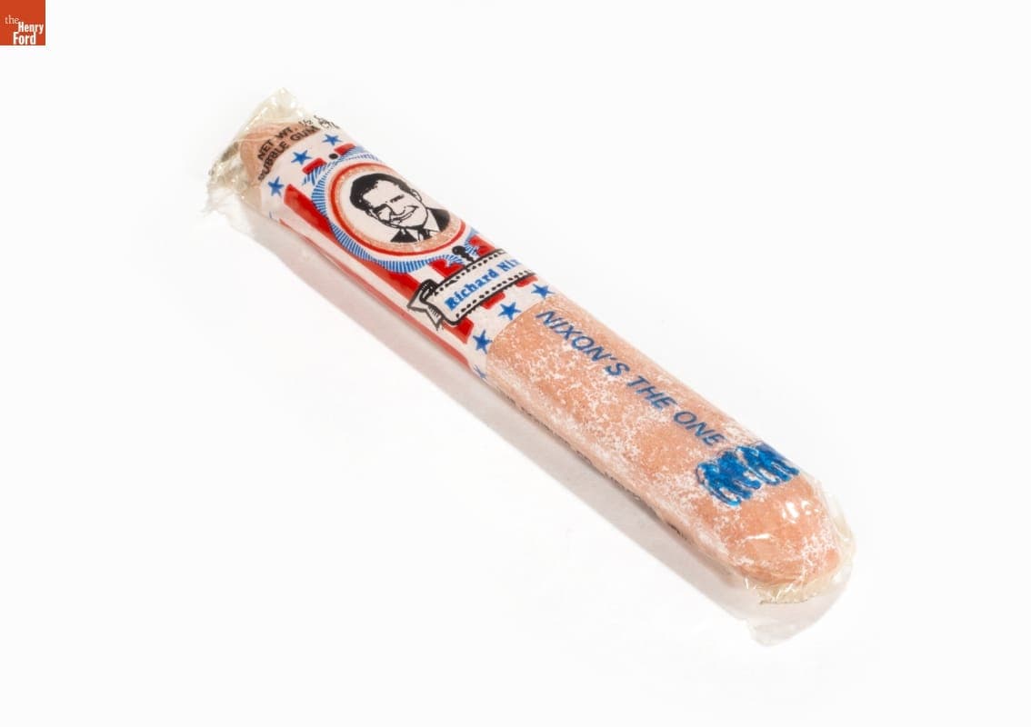 Richard Nixon Campaign Bubblegum Cigar, 1968