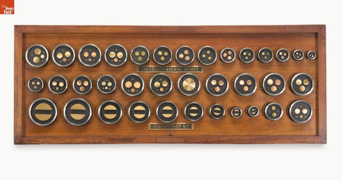 Cross Sections of Edison Machine Works Underground Electric Tubes, 1886-1889