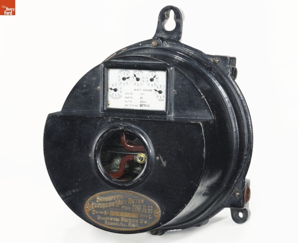 Diamond Meter Company Scheeffer Type E Wattmeter, 1900-1905