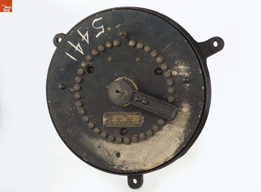 Fort Wayne Type F Field Rheostat, 1899-1911