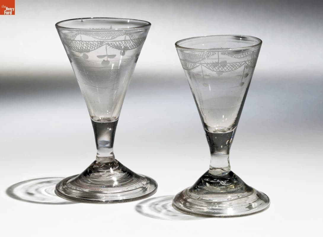 Wine Glasses, 1800-1820