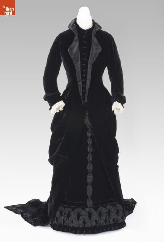 Evening Dress, Worn by Jane Prindle Gammon, circa 1878