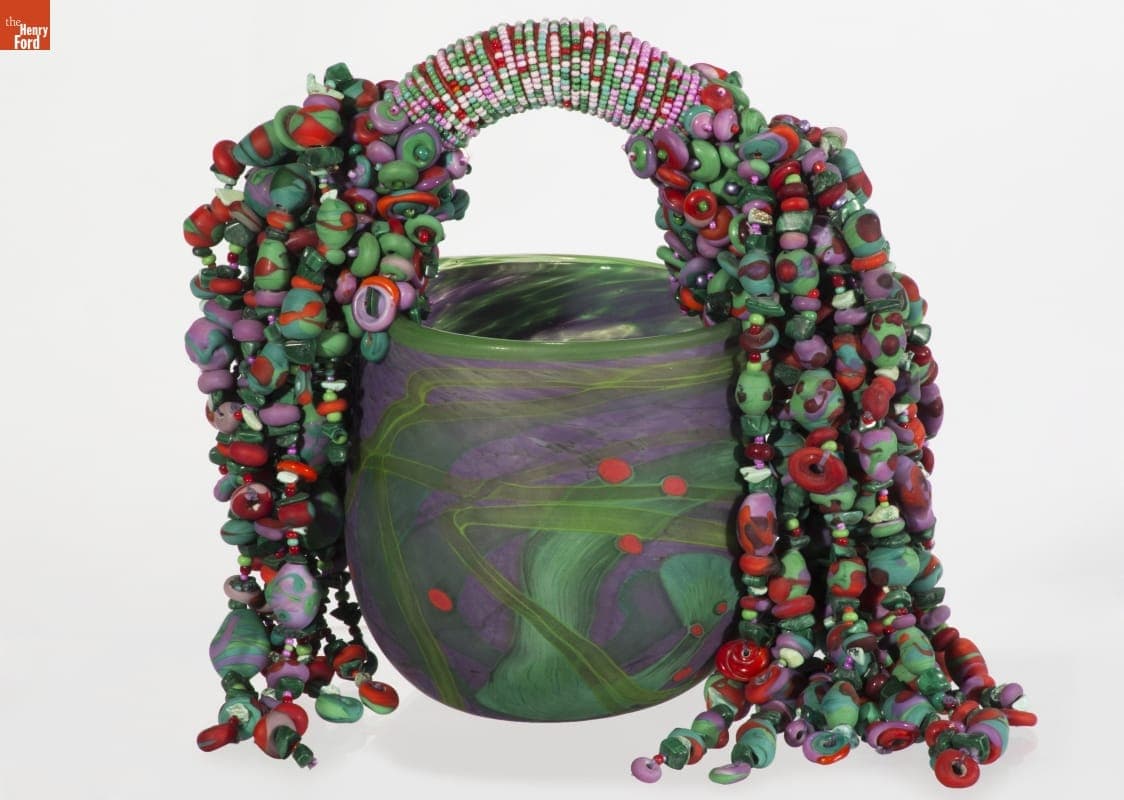 "Primavera Amulet Basket" by Laura Donefer, 2002