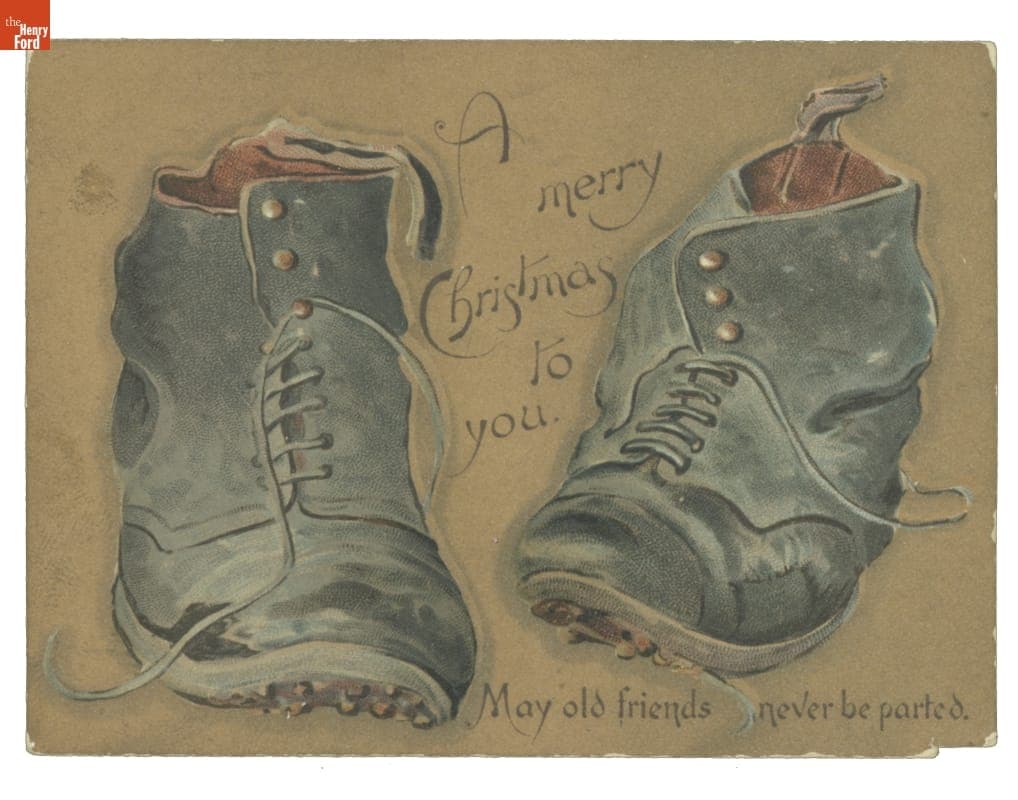 "A Merry Christmas to You; May Old Friends Never Be Parted," circa 1880
