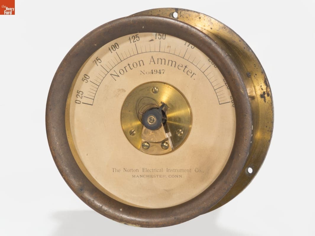 Norton Ammeter, Used on Sugar Island, Detroit River, Michigan, circa 1910
