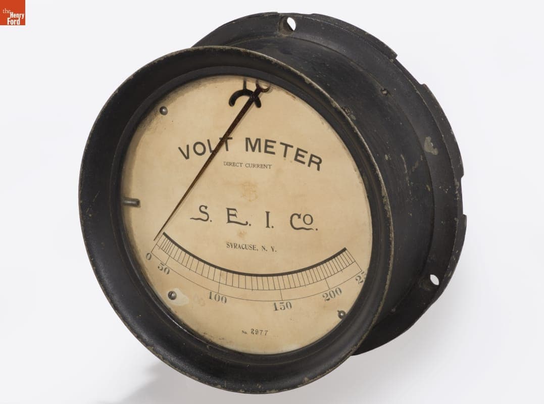 Syracuse Electric Instrument Company Voltmeter, 1900-1905