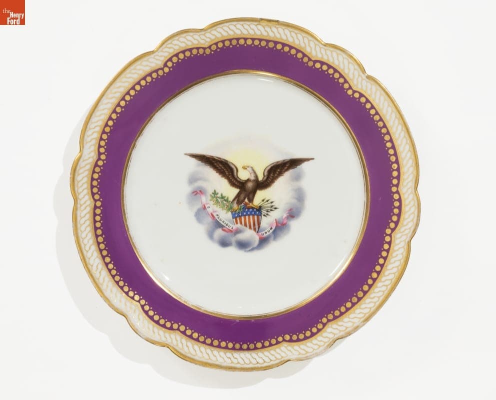 Dinner Plate from Abraham Lincoln Presidential Dinner Service, 1861