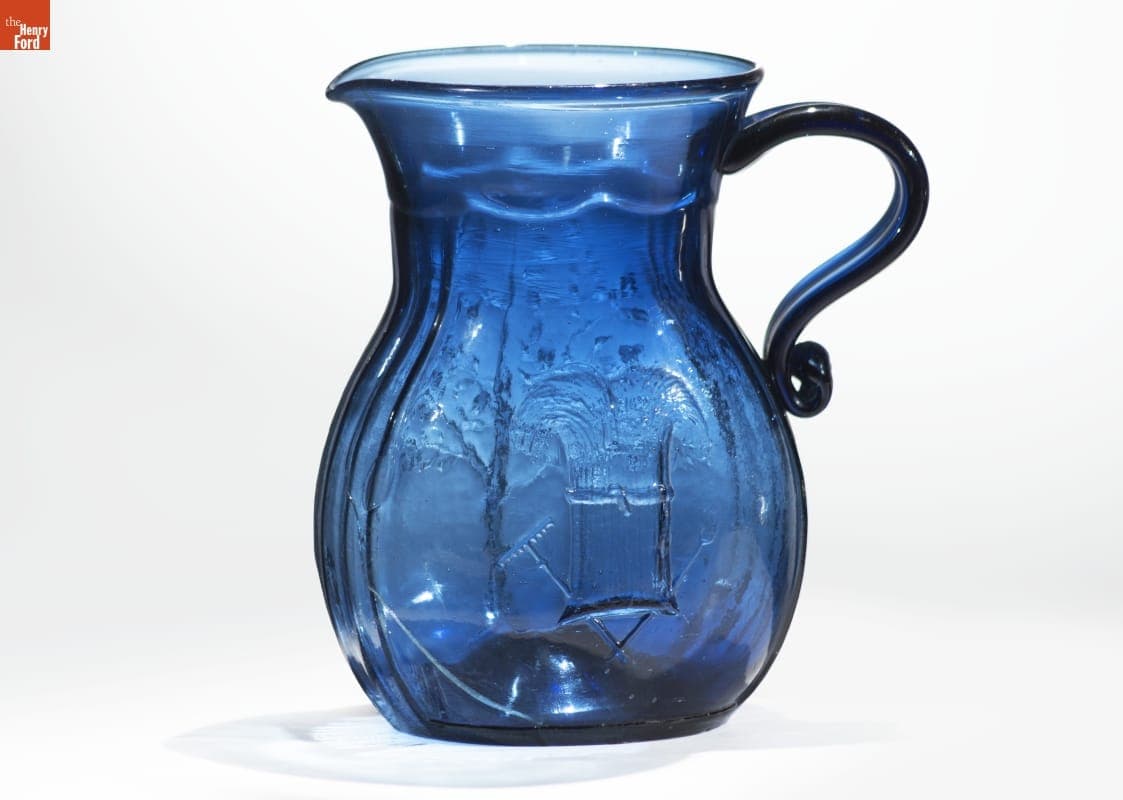 Pitcher Created from Calabash Bottle Pattern, 1845-1869