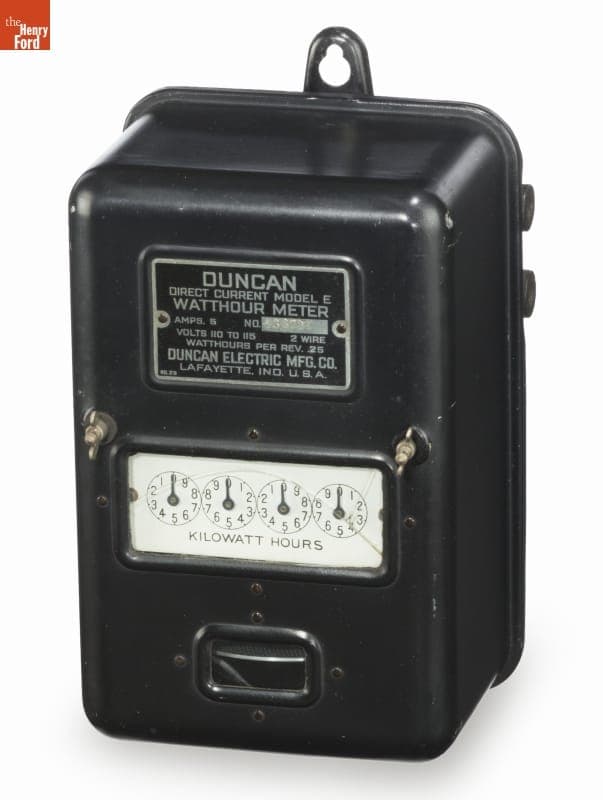 Duncan Model E Wattmeter, 1925-1930