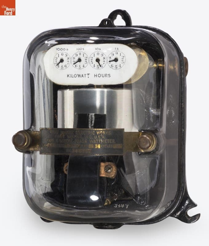 Fort Wayne Type K Wattmeter, 1899-1901
